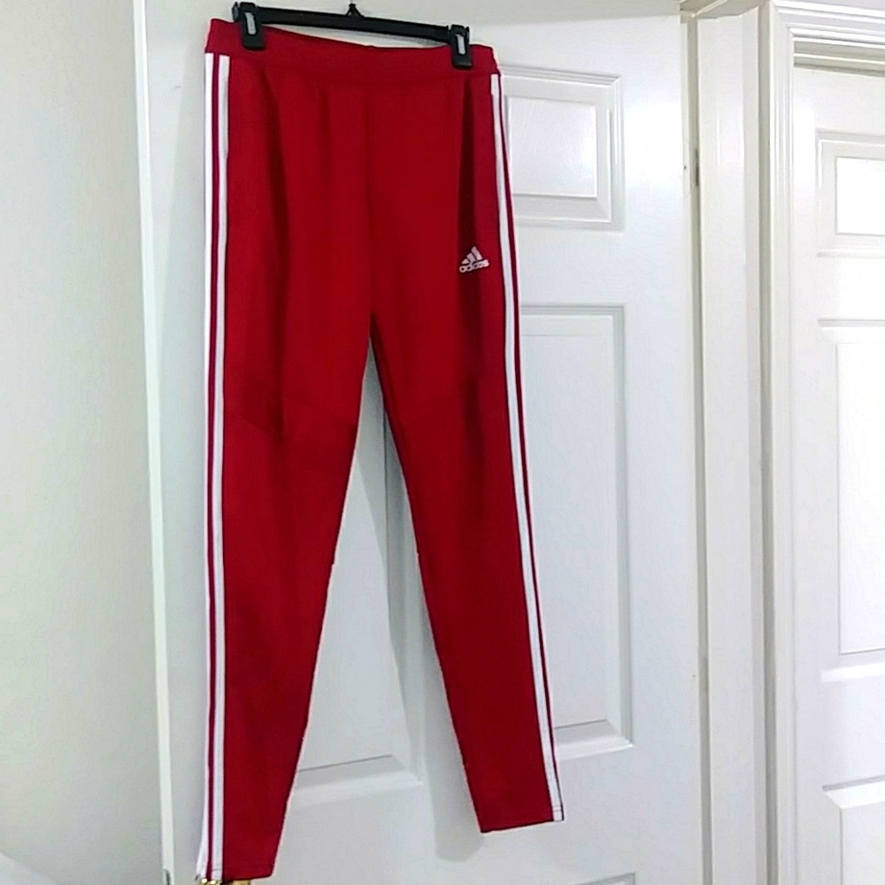Red Adidas Tiros 19 Pants